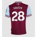 West Ham United Tomas Soucek #28 Domácí Dres 2024-25 Krátkým Rukávem